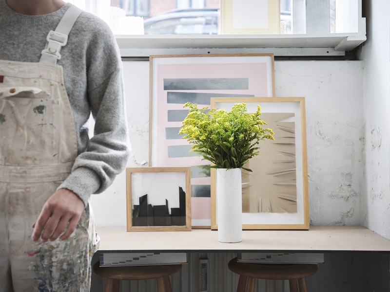 Sara Martinsen at her studio in Copehagen