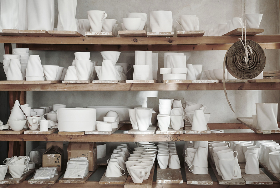 Inge Vincents ceramic studio & shop Copenhagen.